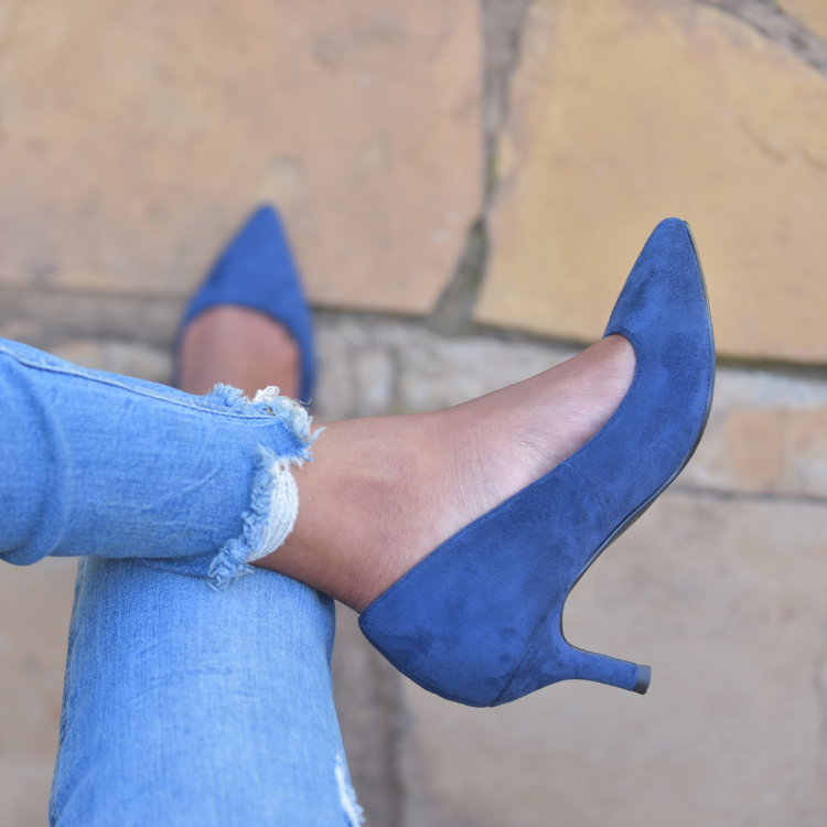 Navy blue pumps | The Juelz Shoes