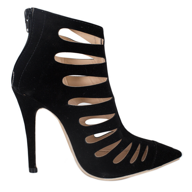 patterned high heels