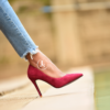 Maroon heels