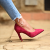 Maroon heels